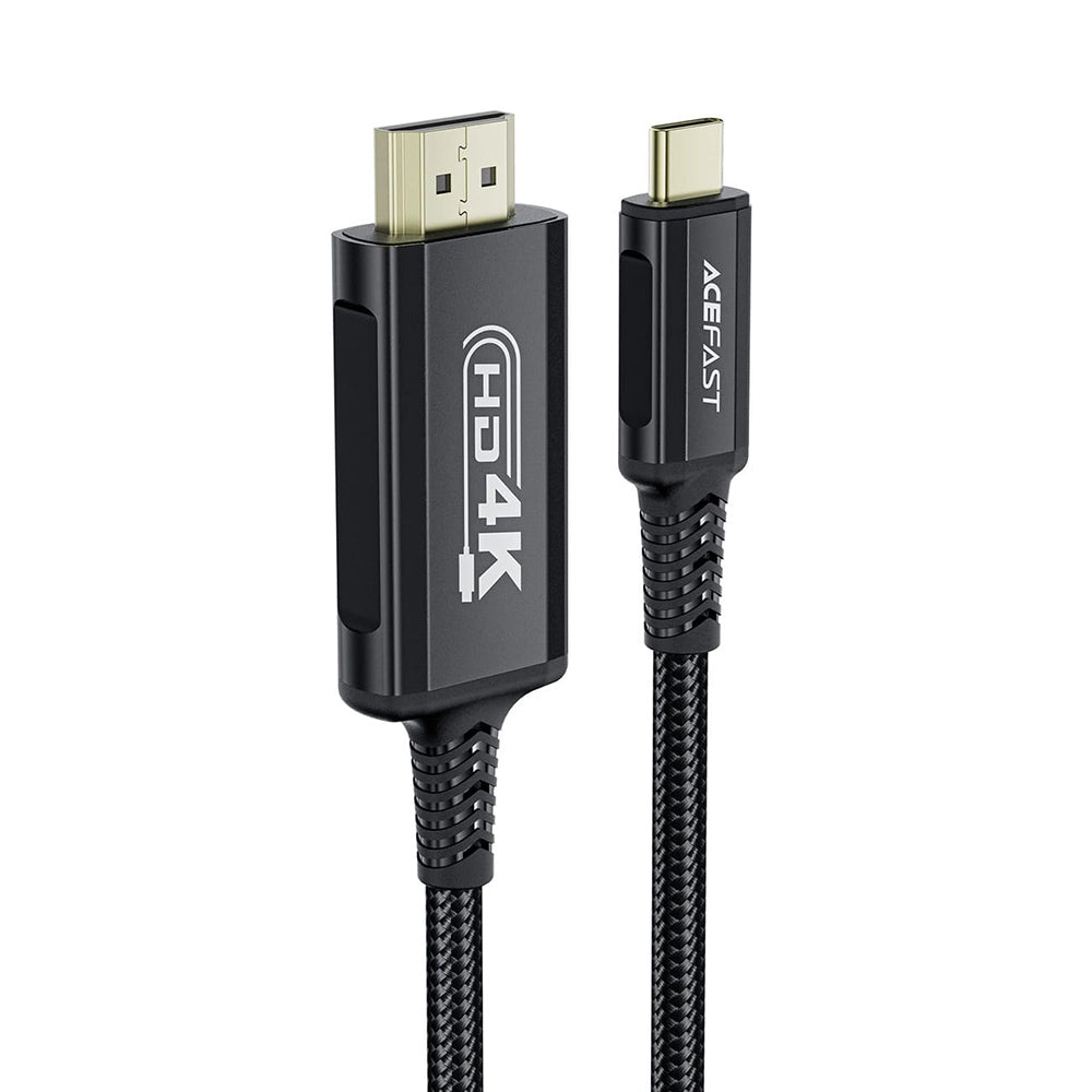 Kabl za audio i video USB-C - HDMI Acefast C1-10, 1.8m, crni