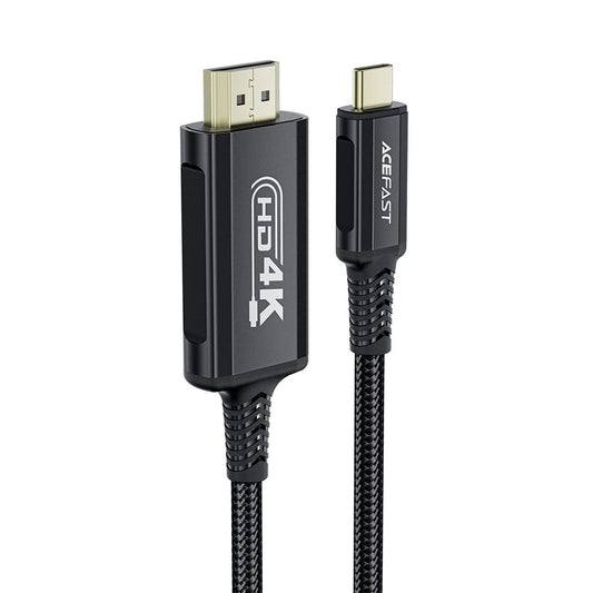 Kabl za audio i video USB-C - HDMI Acefast C1-10, 1.8m, crni
