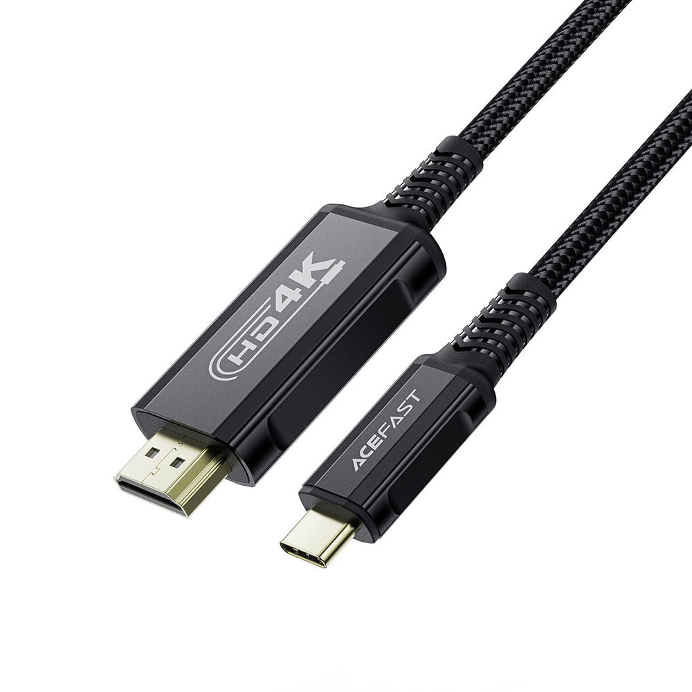 Kabl za audio i video USB-C - HDMI Acefast C1-10, 1.8m, crni
