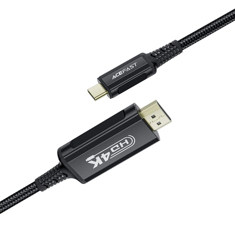 Kabl za audio i video USB-C - HDMI Acefast C1-10, 1.8m, crni