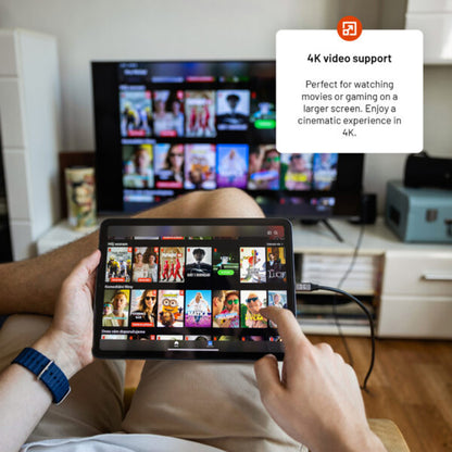 Audio i Video kabl USB-C - HDMI Fixed, 2m, Sivi