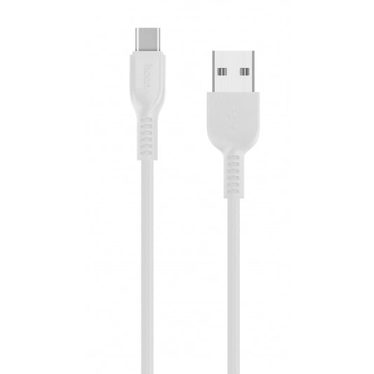 Kabl za prenos podataka i punjenje USB-A - USB-C HOCO Flash X20, 18W, 3m, Bela