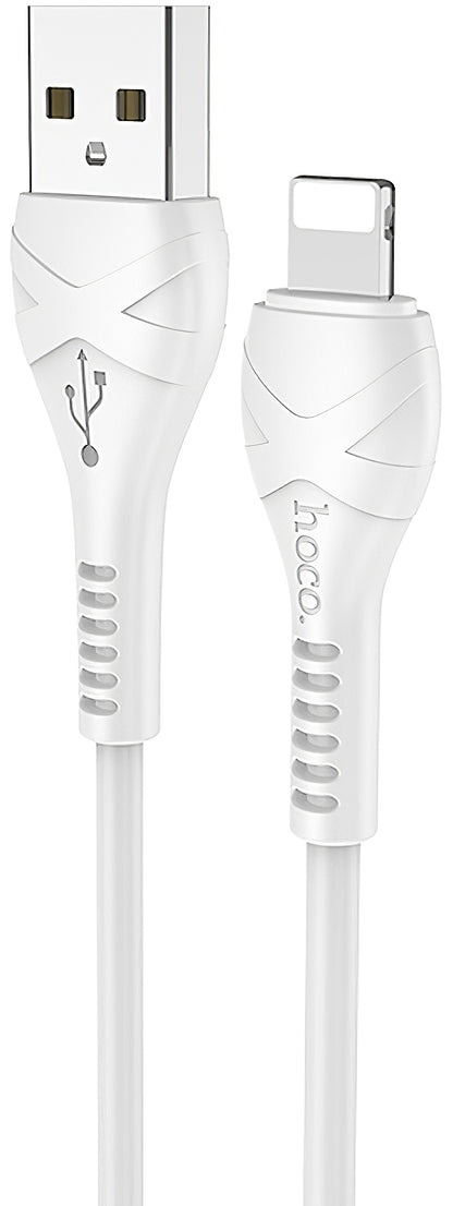 Kabl za Prenos Podataka i Punjenje USB-A - Lightning HOCO X37, 18W, 1m, Beli
