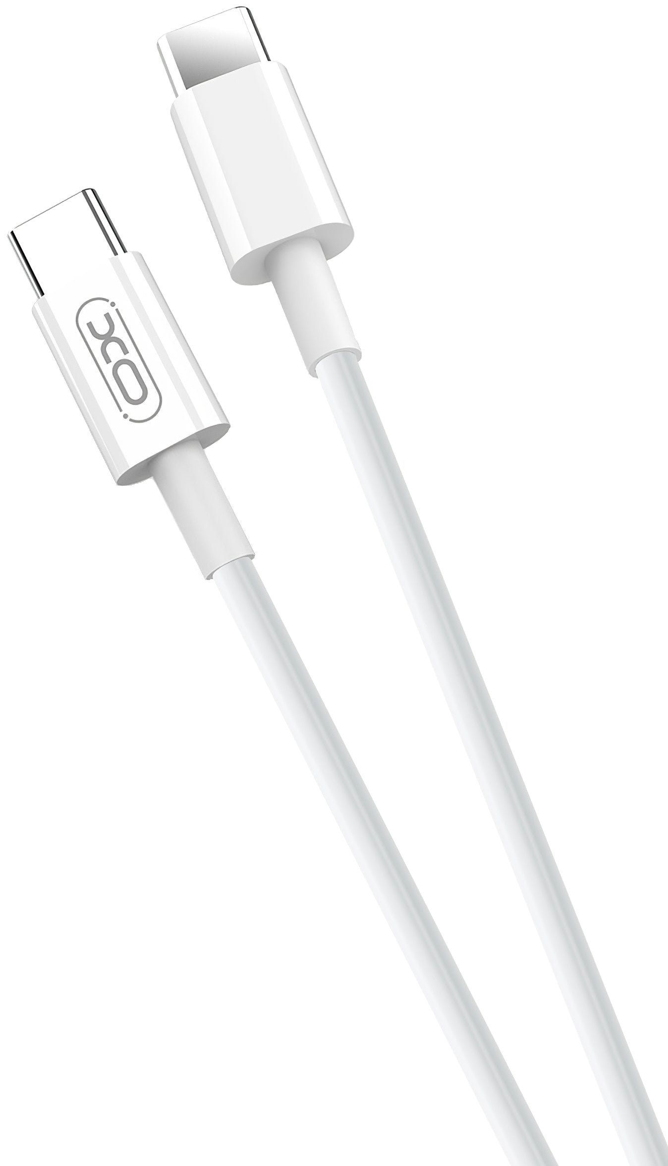 Kabl za podatke i punjenje USB-C - USB-C XO Design NB124, 40W, 1m, Bela
