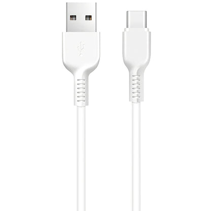 Kabl za prenos podataka i punjenje USB-A - USB-C HOCO Flash X20, 18W, 1m, Beli