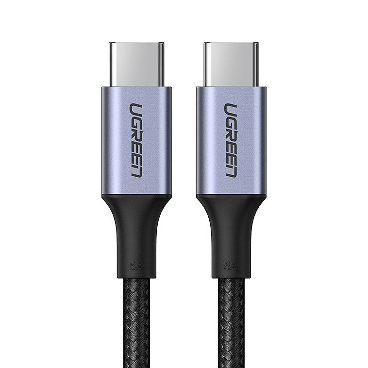 Kabl za prenos podataka i punjenje USB-C - USB-C UGREEN US316, 100W, 2m, Sivi