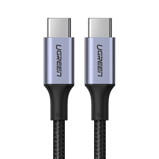 Kabl za prenos podataka i punjenje USB-C - USB-C UGREEN US316, 100W, 2m, Sivi