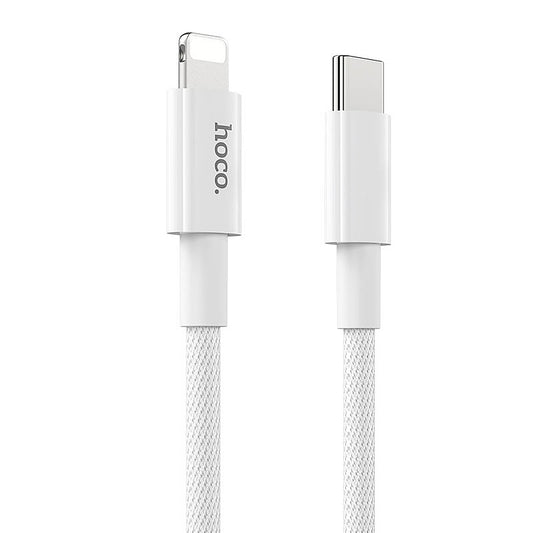 Kabl za podatke i punjenje USB-C - Lightning HOCO X56, 20W, 1m, Bela