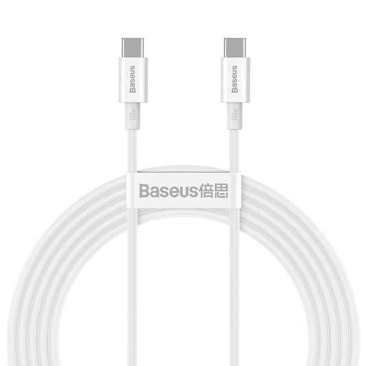 USB-C Data and Charging Cable - USB-C Baseus Superior Series, 100W, 2m, White CATYS-C02