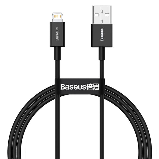 Kabl za Prenos Podataka i Punjenje USB-A - Lightning Baseus Superior Series, 20W, 1m, Crni CALYS-A01