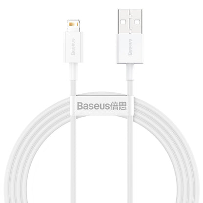 Kabel za Prijenos Podataka i Punjenje USB-A - Lightning Baseus Superior Series, 20W, 1.5m, Bijeli CALYS-B02