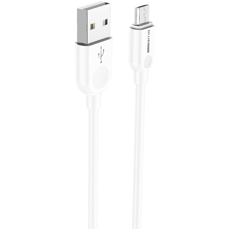 Kabel za Prijenos Podataka i Punjenje USB-A - microUSB BLUE Power BM2BX14 LinkJet, 18W, 2m, Bijeli