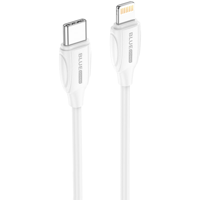 USB-C - Lightning kabel za prijenos podataka i punjenje BLUE Power B2BX19, 18W, 2m, bijeli