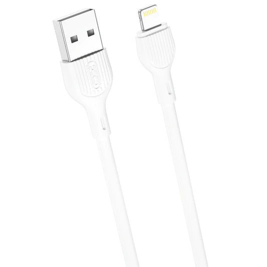 Kabl za podatke i punjenje USB-A - Lightning XO Design NB200, 10W, 1m, Beli