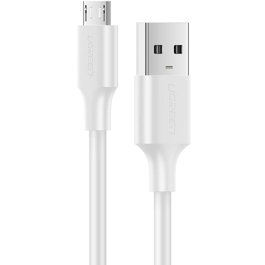 Kabl za prenos podataka i punjenje USB-A - microUSB UGREEN US289, 18W, 1.5m, Bela