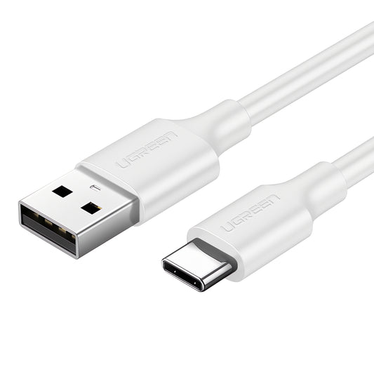 Data and Charging Cable USB-A - USB-C UGREEN US287, 60W, 1m, White