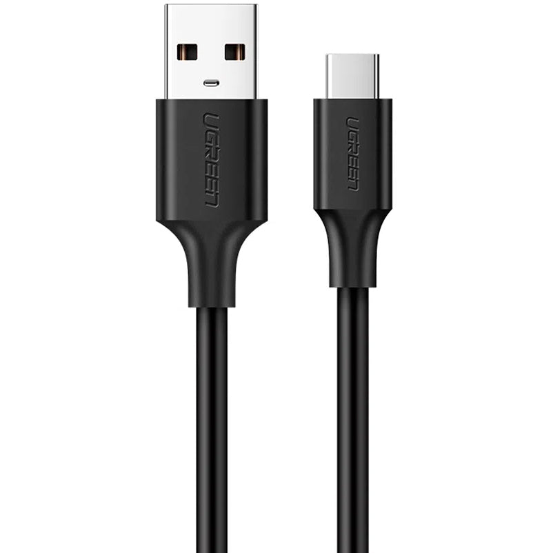 USB-A to USB-C Data and Charging Cable UGREEN US184, 60W, 1m, Black
