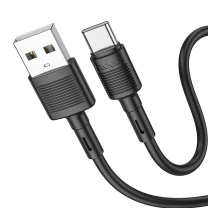 Kabl za prenos podataka i punjenje USB-A - USB-C HOCO X83 Victory, 20W, 1m, Crni
