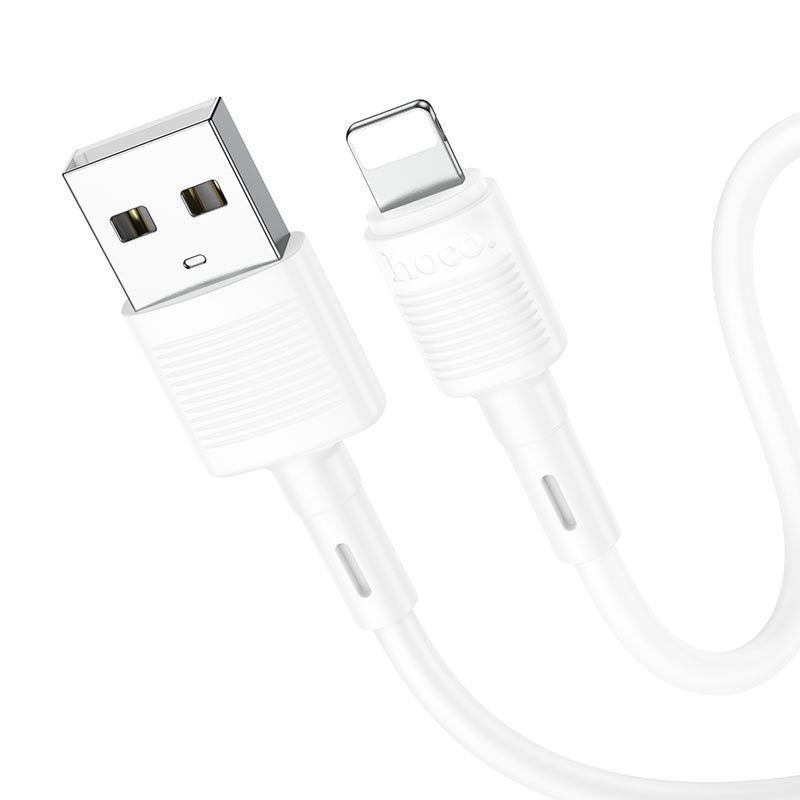 Kabl za Prenos Podataka i Punjenje USB-A - Lightning HOCO X83 Victory, 18W, 1m, Bel