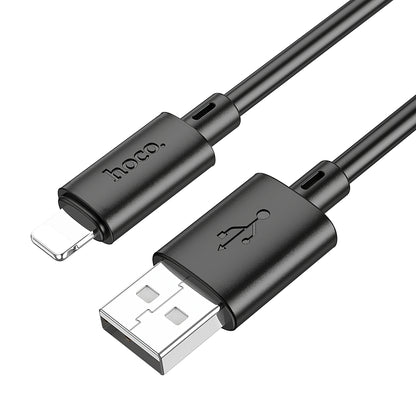 HOCO X88 USB-A - Lightning Data and Charging Cable, 18W, 1m, Black 