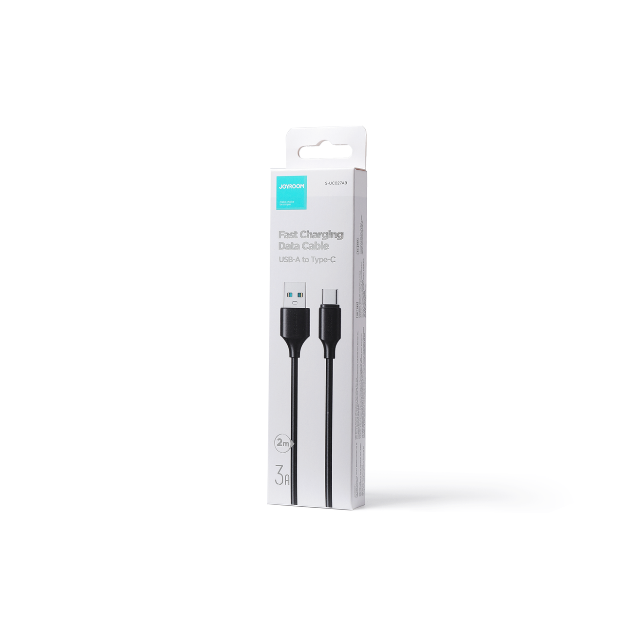 Kabel za Prijenos Podataka i Punjenje USB-A - USB-C Joyroom S-UC027A9, 18W, 2m, Crni