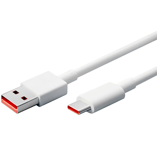 Kabl za Prenos Podataka i Punjenje USB-A - USB-C Xiaomi, 65W, 1m, Beli 45010000154S