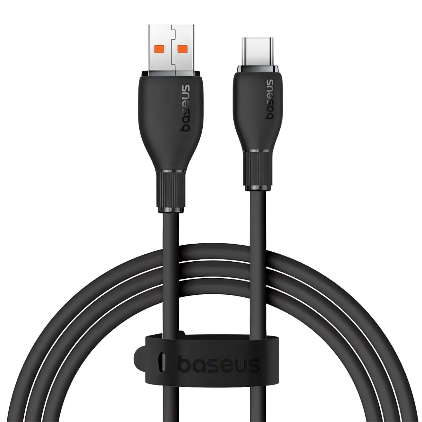 Kabel za Prijenos Podataka i Punjenje USB-A - USB-C Baseus Pudding, 100W, 2m, Crni P10355703111-01