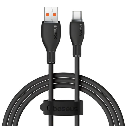 USB-A - USB-C Baseus Pudding Data and Charging Cable, 100W, 2m, Black P10355703111-01 