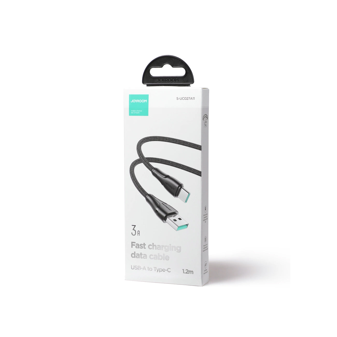 Kabel za Prijenos Podataka i Punjenje USB-A - USB-C Joyroom Surpass, 18W, 1.2m, Crni S-UC027A11