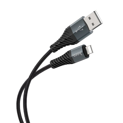 Kabl za Prenos Podataka i Punjenje USB-A - Lightning HOCO X38 Cool, 18W, 1m, Crni