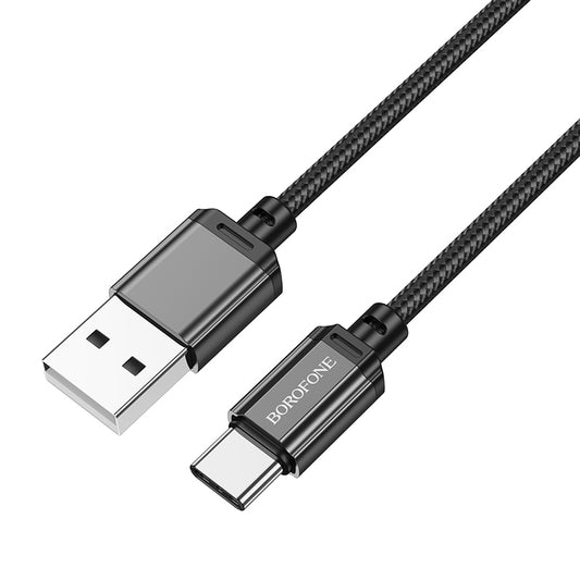 Kabel za Prijenos Podataka i Punjenje USB-A - USB-C Borofone BX87 Sharp, 60W, 1m, Crni