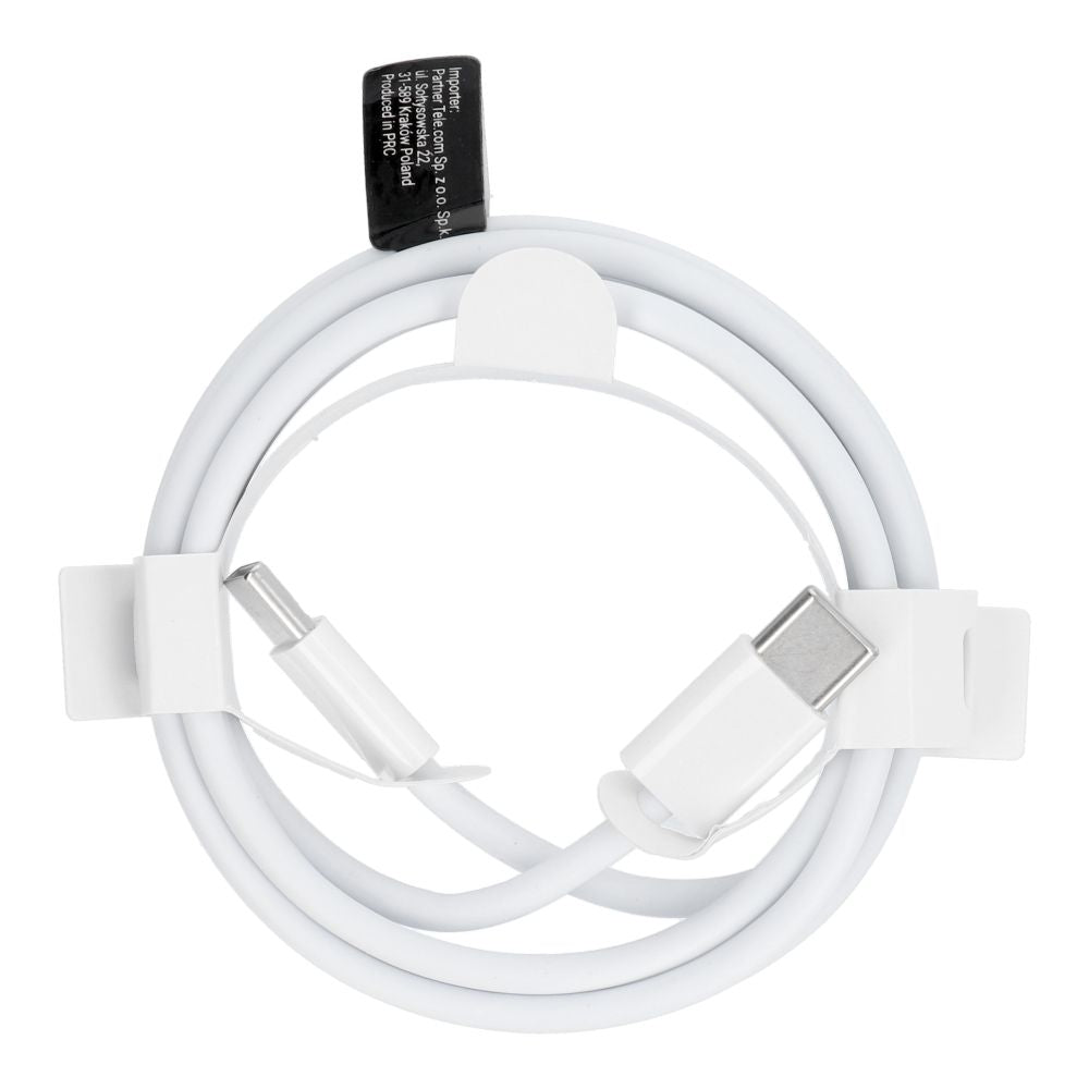 Kabl za prenos podataka i punjenje USB-C - USB-C OEM HD26, 30W, 1m, Bela