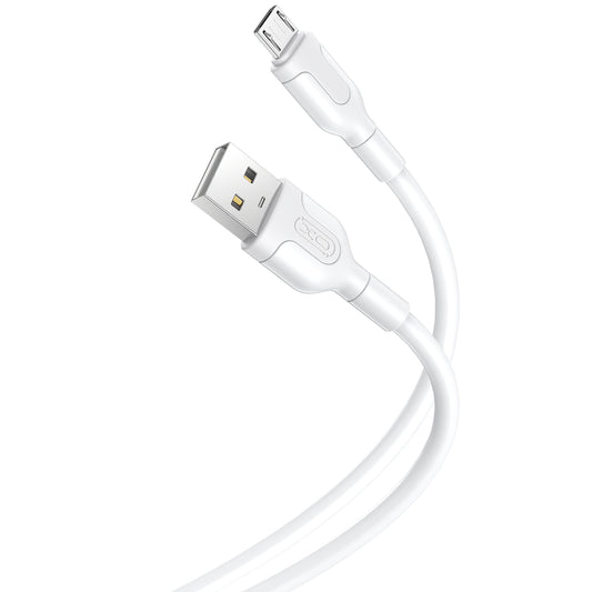 Kabl za Prenos Podataka i Punjenje USB-A - microUSB XO Design NB212, 18W, 1m, Beli