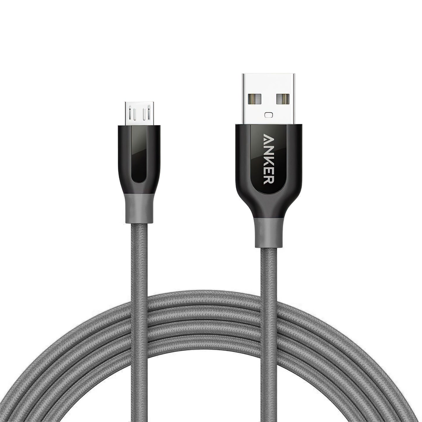 Data and Charging Cable USB-A - microUSB Anker PowerLine+, 18W, 1.8m, Gray A8143HA1 