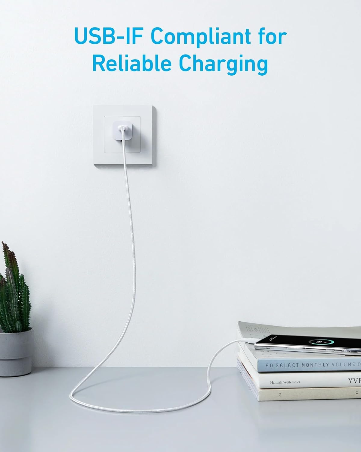 Kabel za Prijenos Podataka i Punjenje USB-A - USB-C Anker 322, 18W, 0.9m, Bijeli A81H5G21