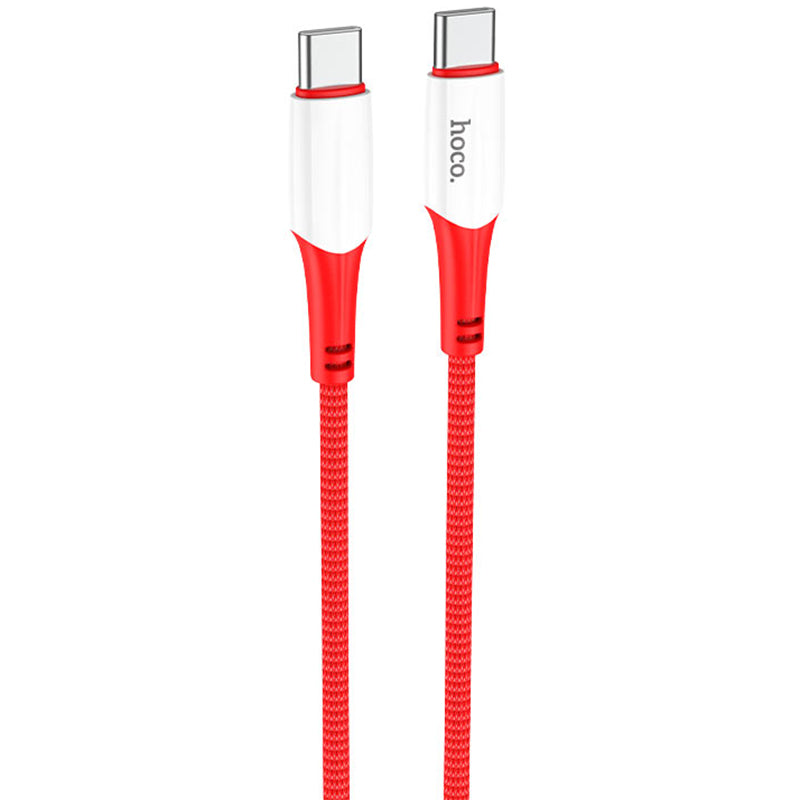 Kabl za Prenos Podataka i Punjenje USB-C - USB-C HOCO X70, 60W, 1m, Crveni