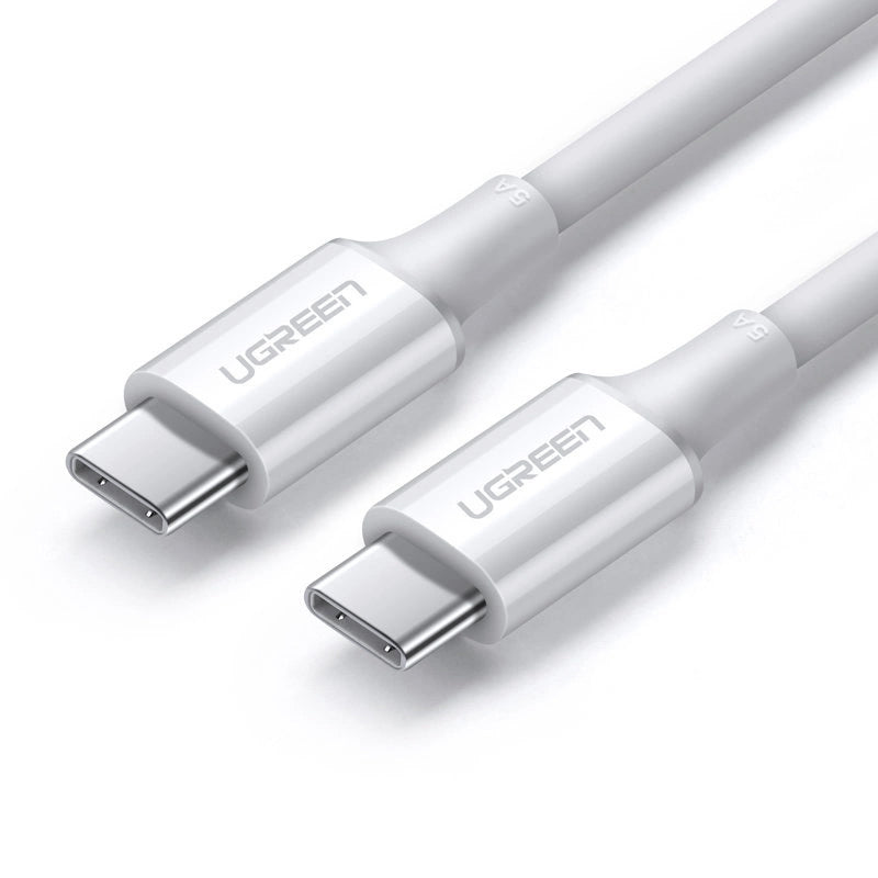Kabl za Prenos Podataka i Punjenje USB-C - USB-C UGREEN US300, 100W, 1m, Beli