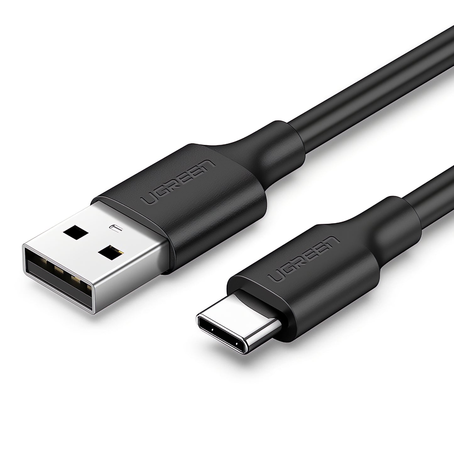 Data and Charging Cable USB-A - USB-C UGREEN US287, 60W, 0.5m, Black 