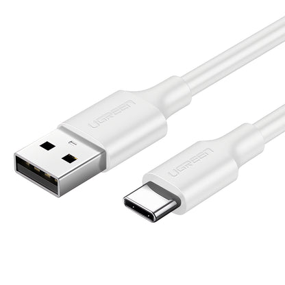 Data and Charging Cable USB-A - USB-C UGREEN US287, 60W, 0.5m, White 
