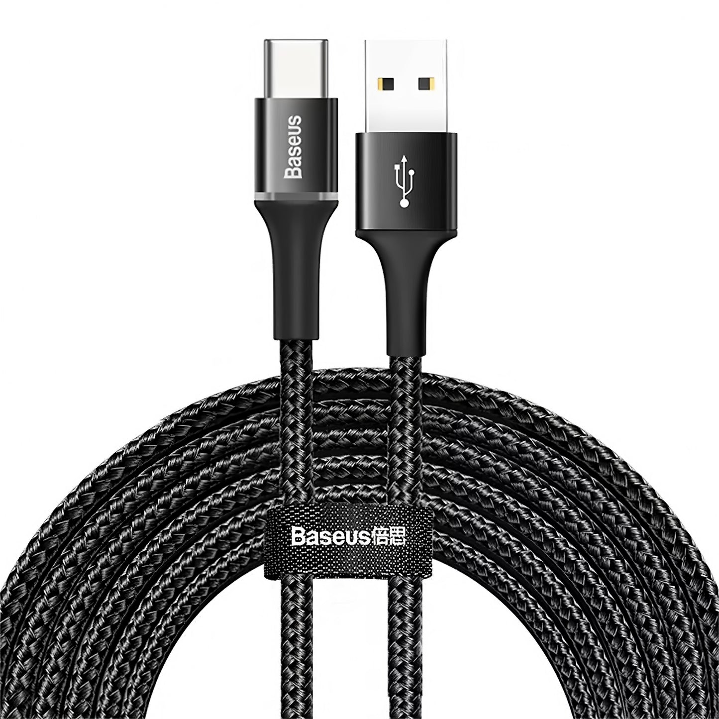 Kabel za Prijenos Podataka i Punjenje USB-A - USB-C Baseus Halo, 18W, 3m, Crni