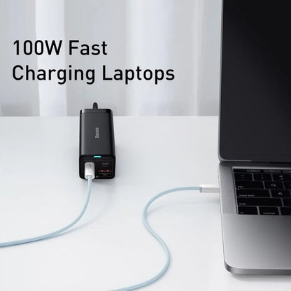Kabl za prenos podataka i punjenje USB-C - USB-C Baseus Dynamic Series, 100W, 1m, Plavi CALD000203