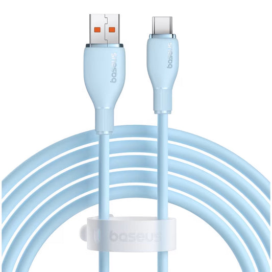Kabl za Podatke i Punjenje USB-A - USB-C Baseus Pudding, 100W, 2m, Plavi P10355703311-01