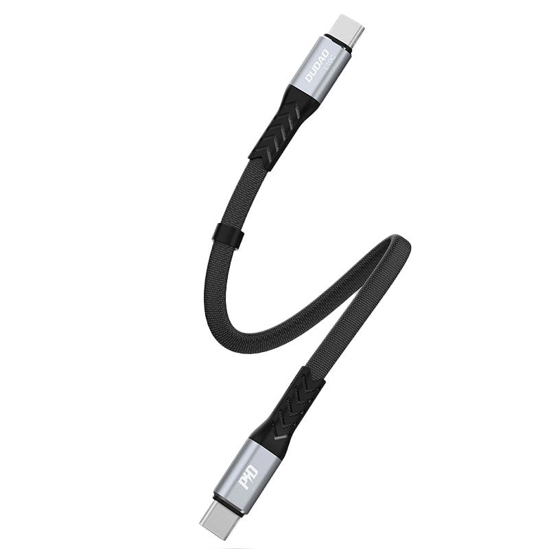 Kabl za podatke i punjenje USB-C - USB-C Dudao L10C, 100W, 0.23m, Crni