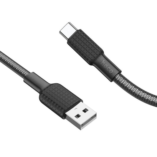 Kabl za Prenos Podataka i Punjenje USB-A - USB-C HOCO X69, 18W, 1m, Crni