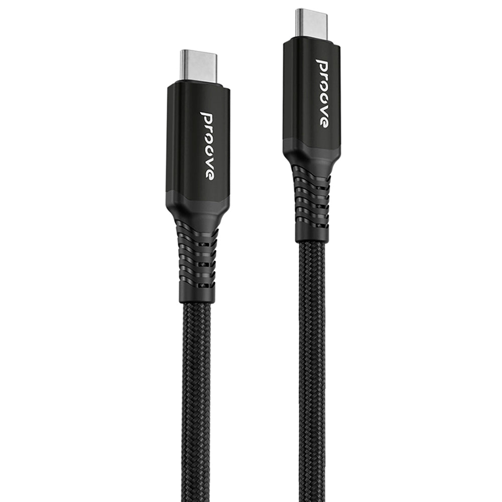 Kabl za prenos podataka i punjenje USB-C - USB-C Proove Speed Line, 240W, 1m, Crni
