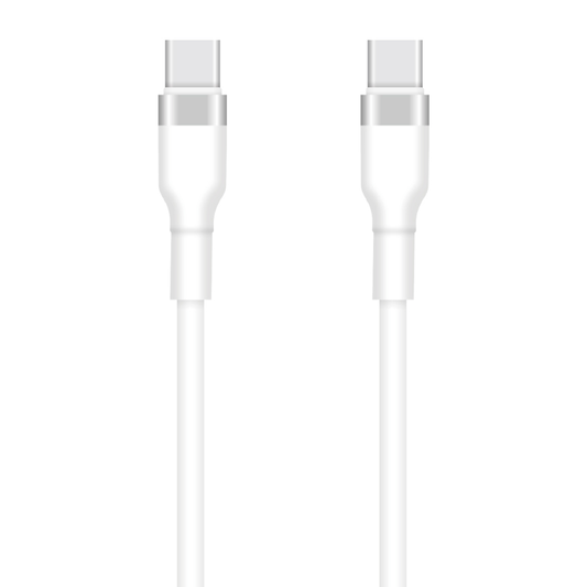 Kabl za podatke i punjenje USB-C - USB-C Setty, 60W, 1m, Beli