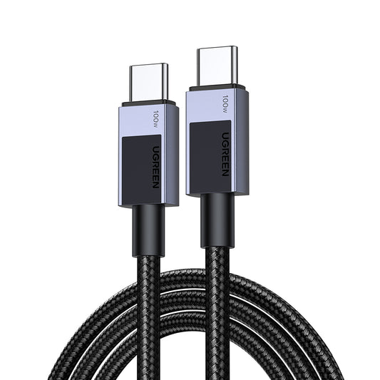 Kabl za prenos podataka i punjenje USB-C - USB-C UGREEN L512, 100W, 3m, Sivi