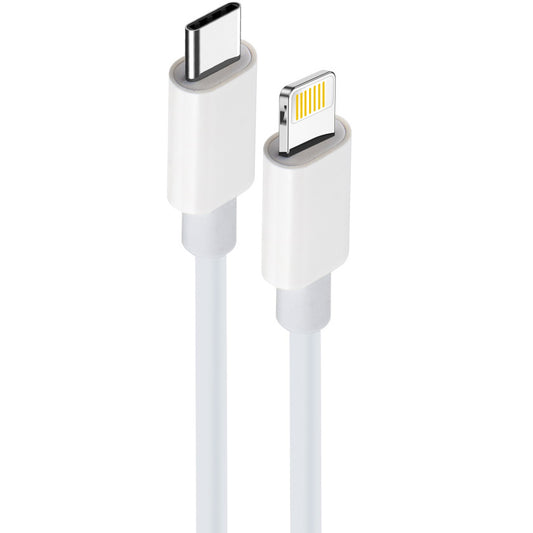 Kabl za podatke i punjenje USB-C - Lightning MaXlife MXUC-05, 20W, 1m, Bel