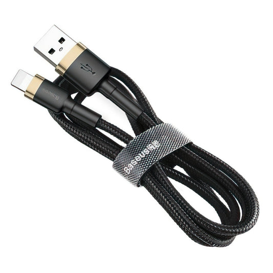 Kabl za podatke i punjenje USB-A - Lightning Baseus Cafule, 18W, 3m, Zlatni CALKLF-RV1