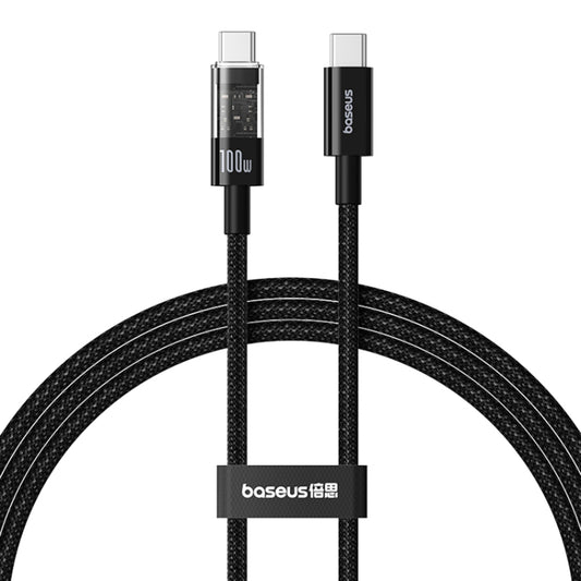 Kabl za prenos podataka i punjenje USB-C - USB-C Baseus Gem, 100W, 2m, Crni P10373000111-01